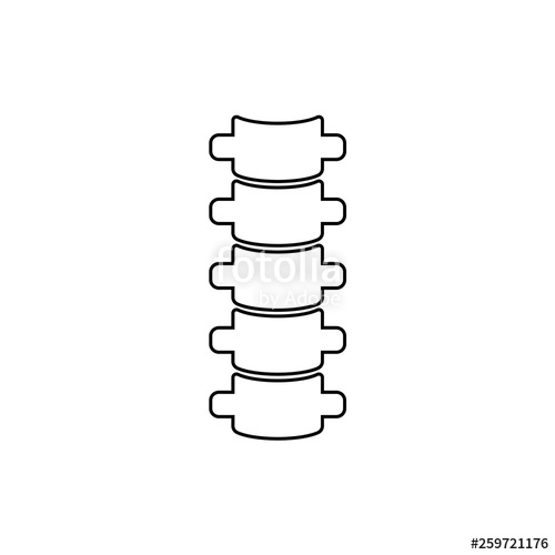 Spine Vector Icon Stock Image And Royalty Free Vector 500x500 Spine Vector Icon Stock Image And Royalty Free Vector