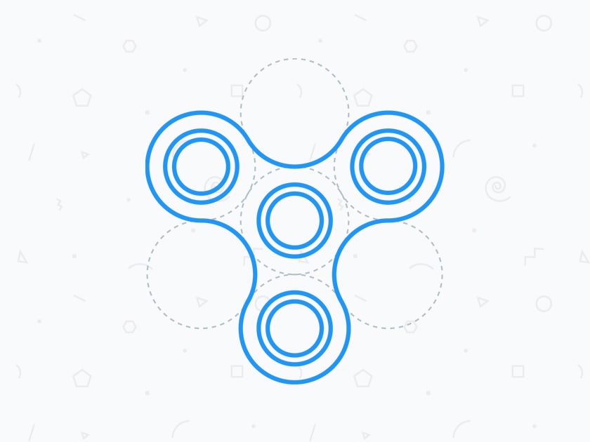 840x630 Fidget Spinner Vector