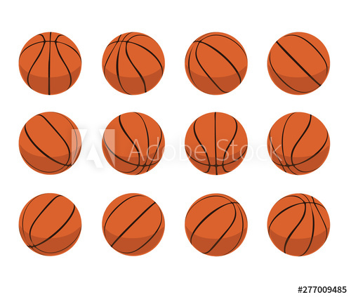500x423 Basketball Ball Animate Spinning Vector Illustration