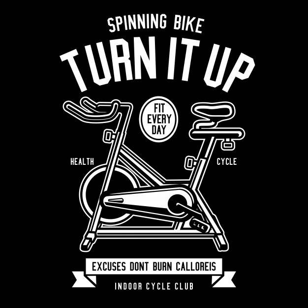 626x626 Spinning Bike Vector Premium Download