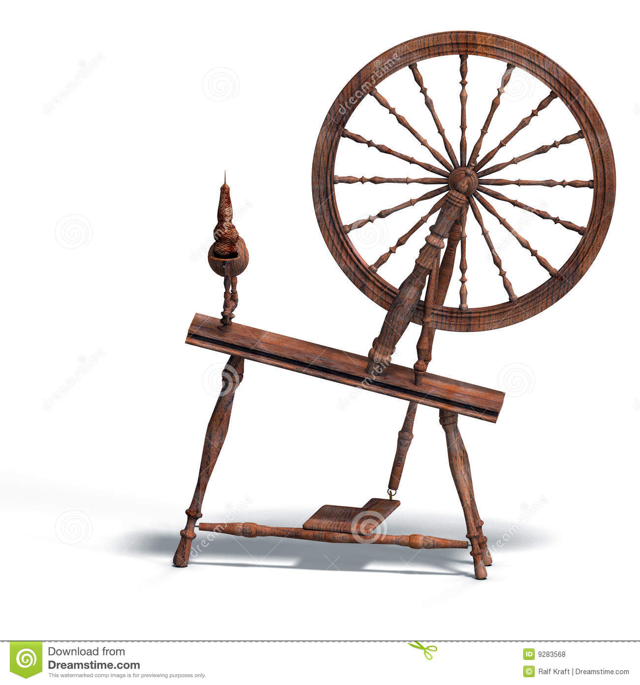Spinning Wheel Vector