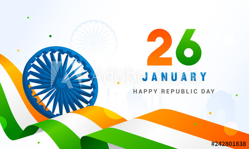 January, Indian Republic Vector Illustration, Indian Flag 500x300 January, Indian Republic Vector Illustration, Indian Flag