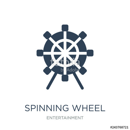 Spinning Wheel Icon Vector On White Background, Spinning Wheel T 500x500 Spinning Wheel Icon Vector On White Background, Spinning Wheel T