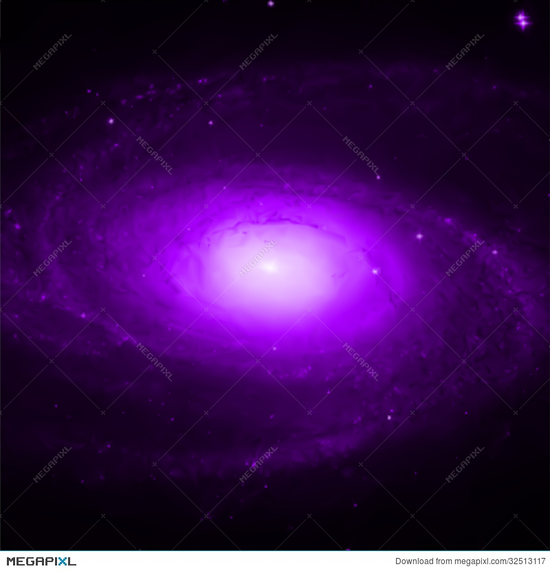 800x830 Illustration Of Spiral Galaxy Vector Illustration