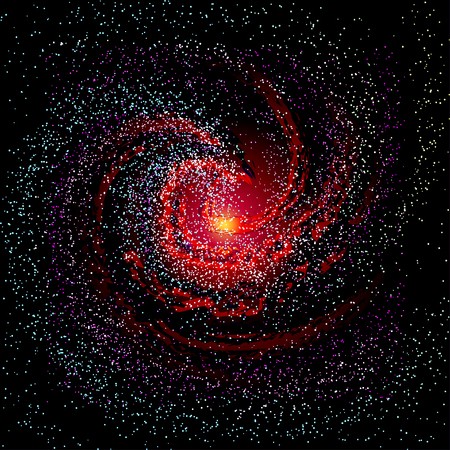 450x450 Image Of Galaxies, Nebulae, Cosmos, And Effect Tunnel Spiral