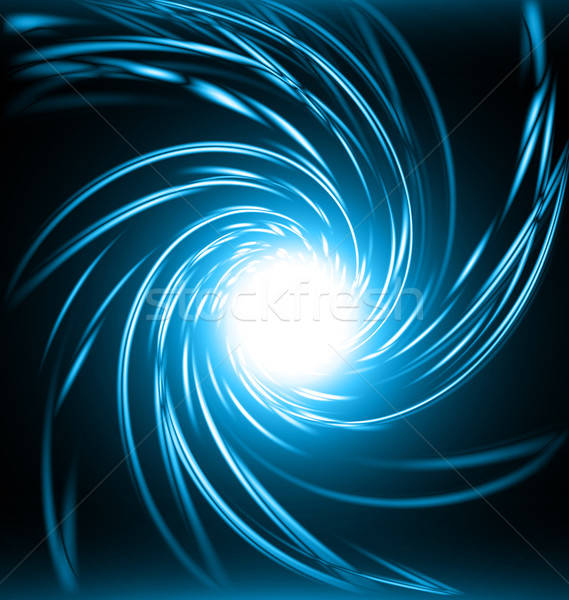 569x600 Spiral Galaxy, Abstract Dark Background Vector Illustration Oleg