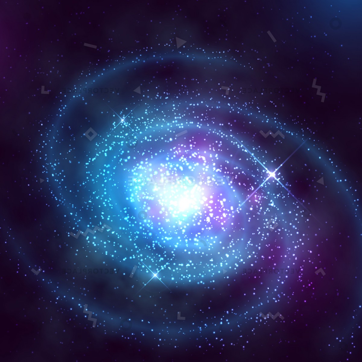 Spiral Galaxy Vector At Vectorified Collection Of Spiral Galaxy 