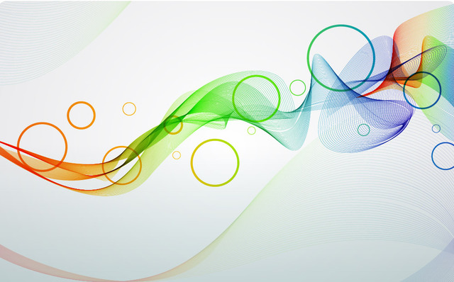640x398 Free Vectors Colorful Smoky Spiral Lines Circles The Vector Art