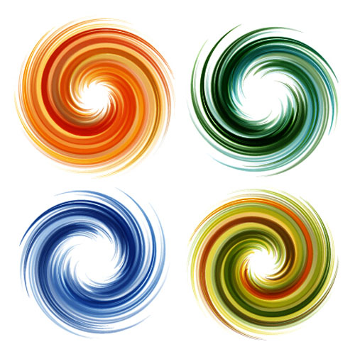 500x499 Colored Swirl Logos Vector Free Download