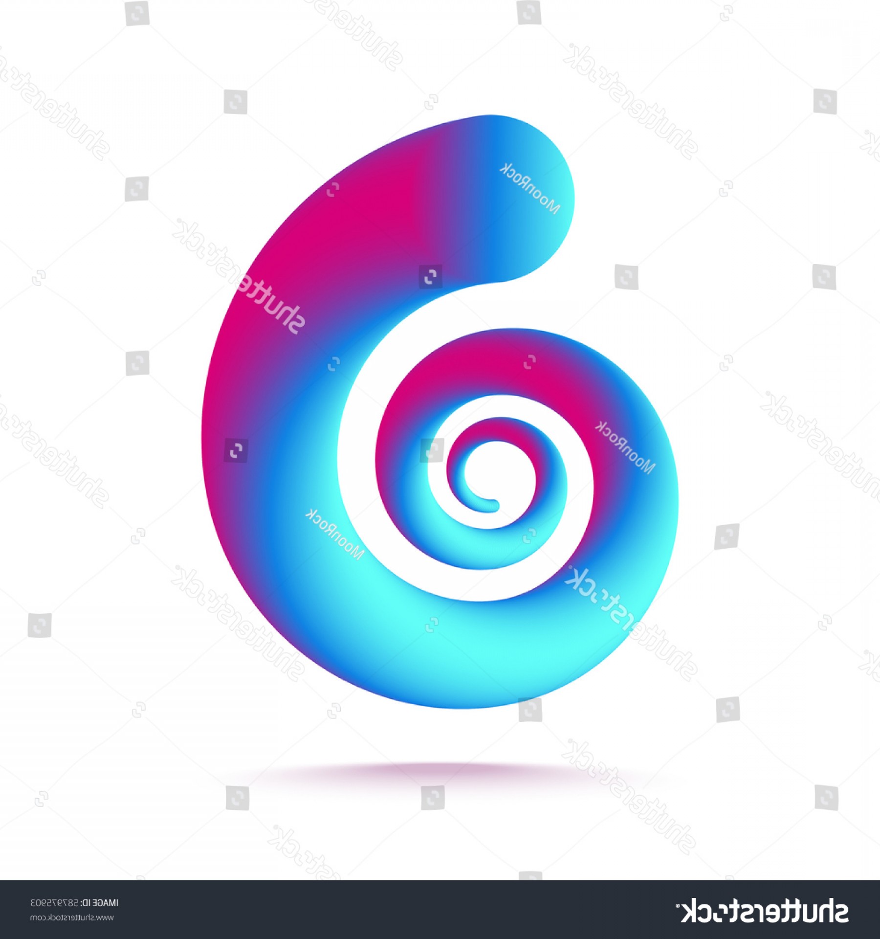 1800x1920 D Spiral Logo Isolated On White Cultracing