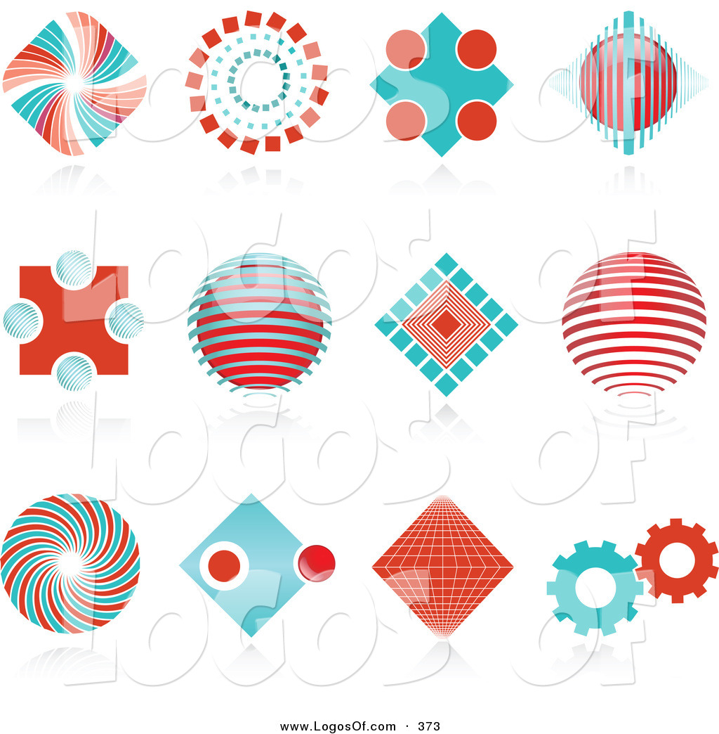 1024x1044 Logo Vector Of A Set Of Many Red And Blue Spiral, Diamond, Globe
