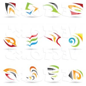 300x300 Photostock Vector Vortex Or Tornado Symbols Logo Vector Set Spiral