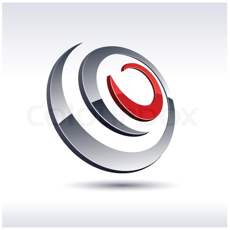 800x800 Abstract Modern Spiral Logo Stock Vector Colourbox