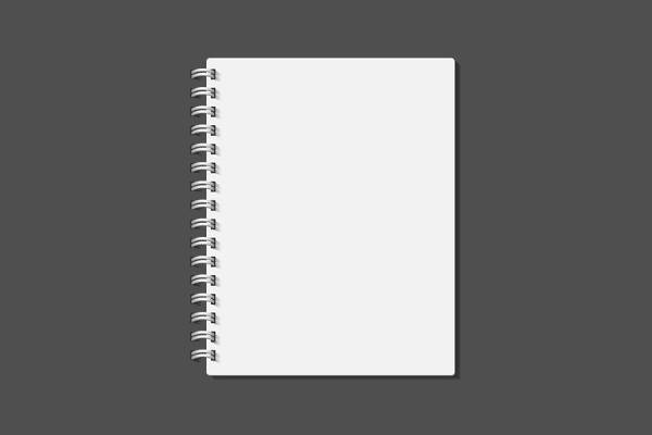 Spiral Notebook Vector