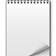 180x180 Realistic Spiral Notebook Blank Notepad Vector Illustration Art