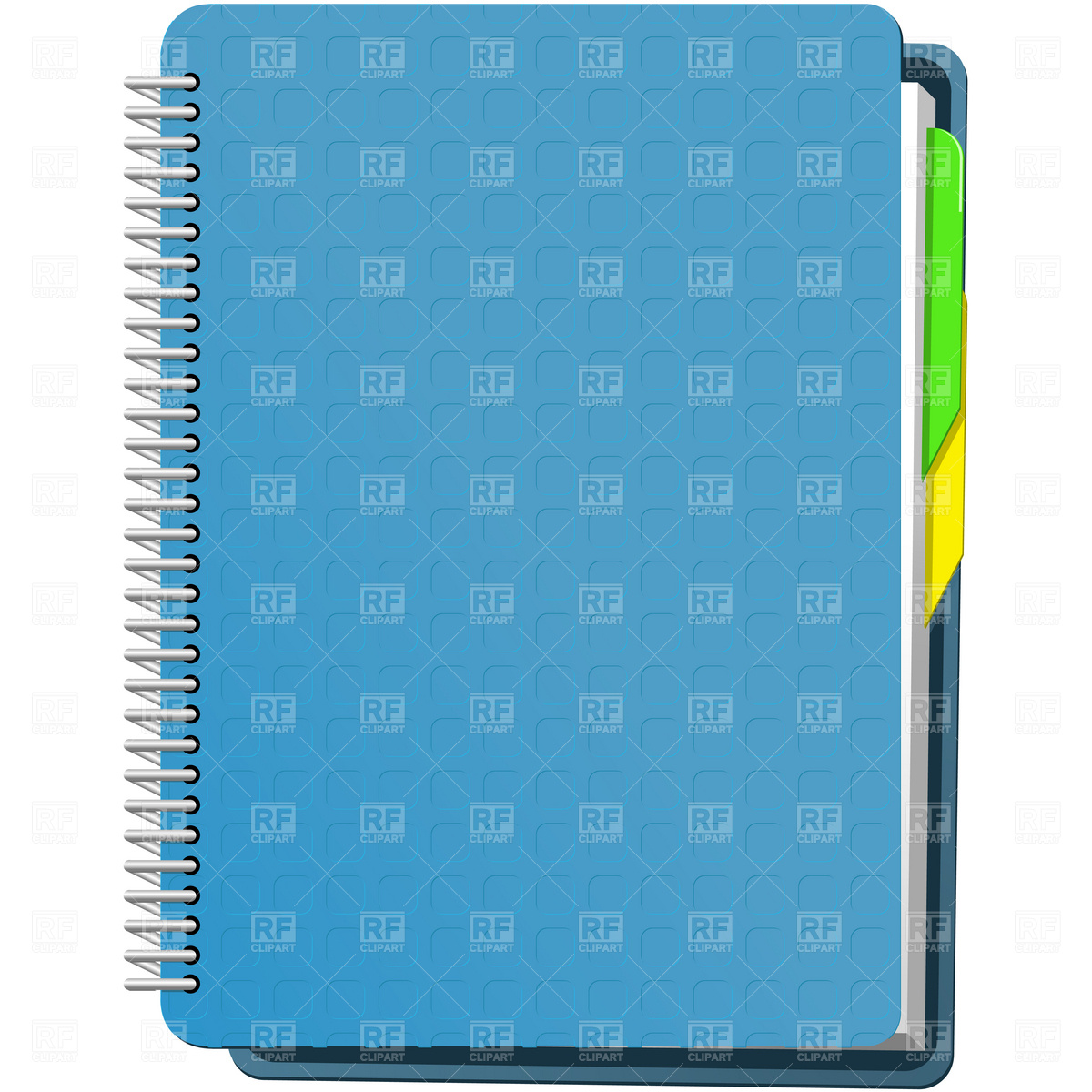 1200x1200 Spiral Notebook Vector Image Of Design Elements Good