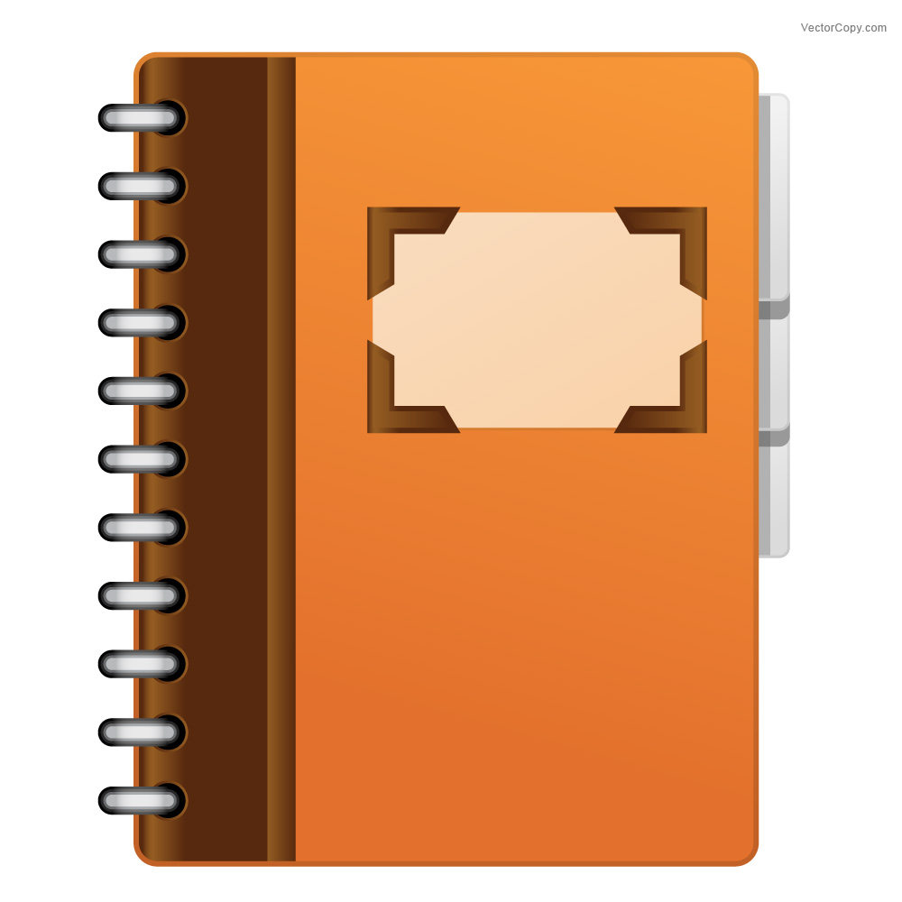 Spiral Notebook Vector at Vectorified.com | Collection of Spiral ...