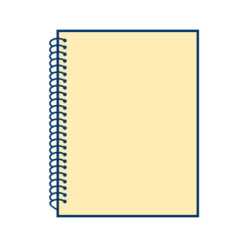 490x490 Vector Spiral Notebook Icon