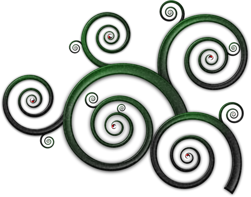 Wavy Spiral Pattern Vector Drawing 500x392 Wavy Spiral Pattern Vector Drawing