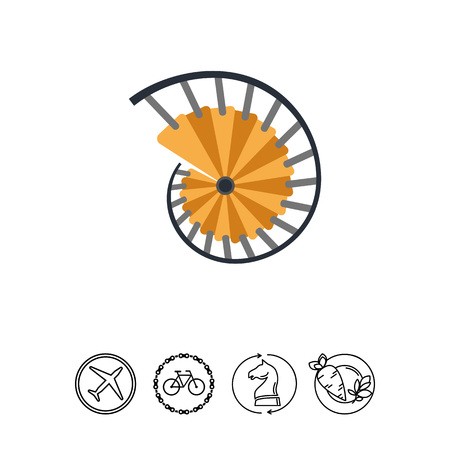 450x450 Spiral Staircase Vector Icon Royalty Free Vector Graphics