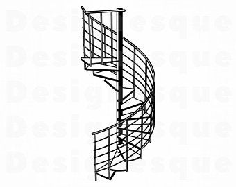 340x270 Spiral Staircase Etsy