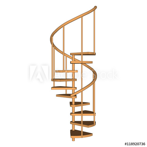 Spiral Staircase Vector at Vectorified.com | Collection of Spiral ...