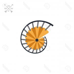 300x300 Photostock Vector Spiral Staircase Vector Icon Hoodamathrun