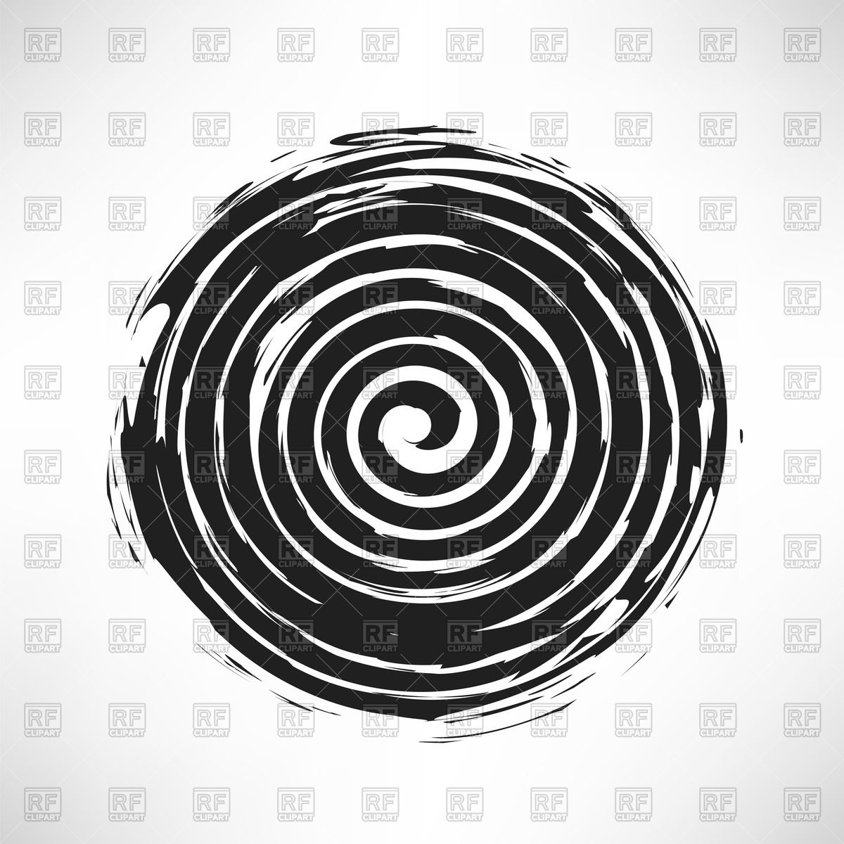 1200x1200 Black Grunge Spiral Vector Image Of Design Elements