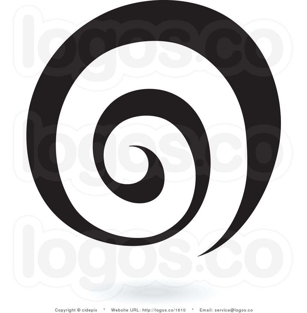 1024x1044 Royalty Free Vector Black Spiral Logo Logo Handwriting Fonts