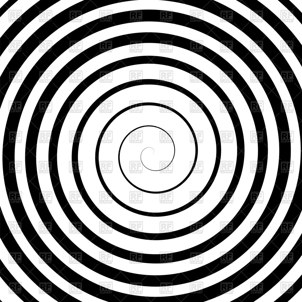 1200x1200 Black Spiral Hypnotic Background Vector Image Of Backgrounds
