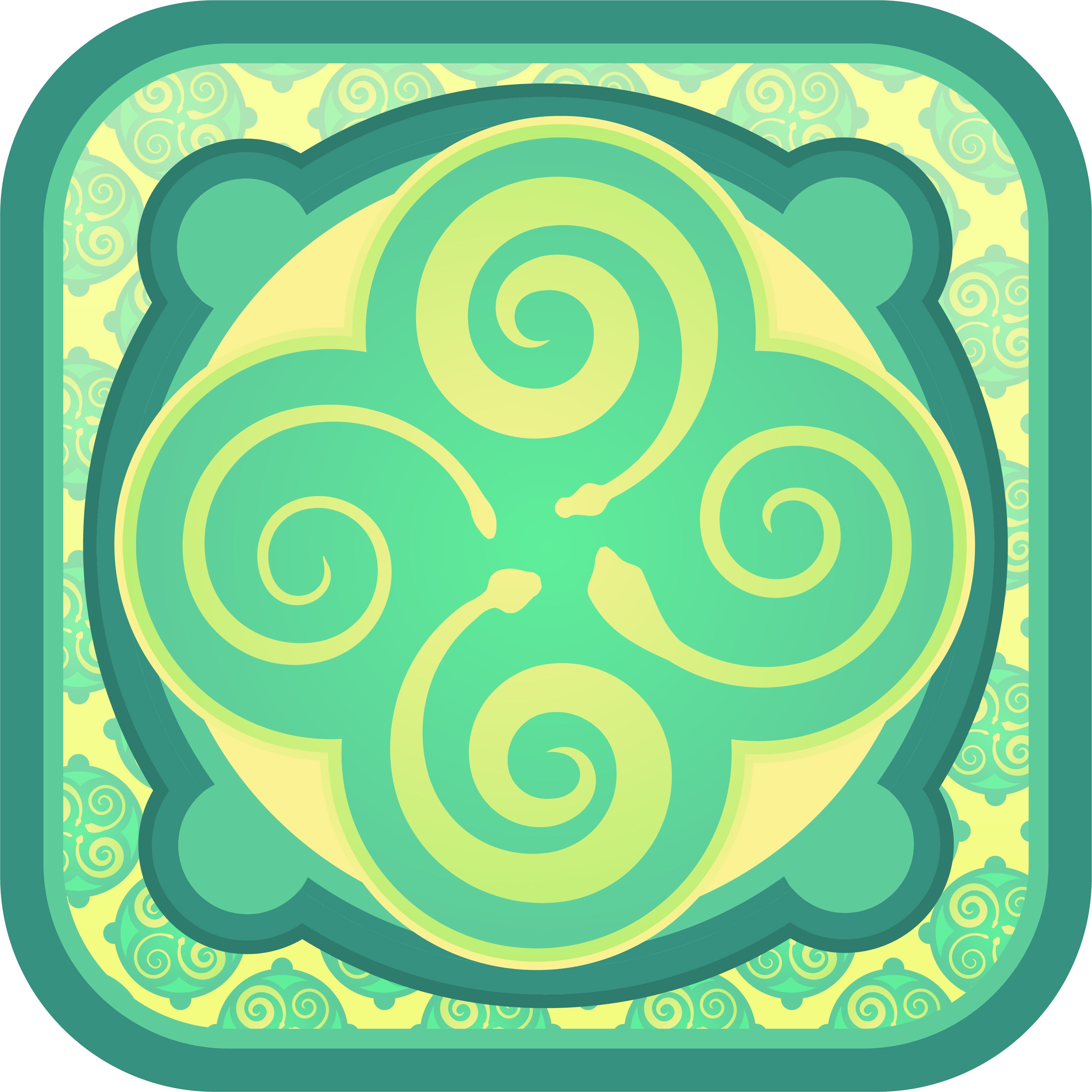 3315x3315 Spiral Snake Pattern