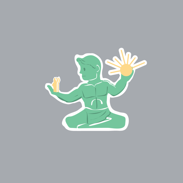 Spirit Of Detroit Vector