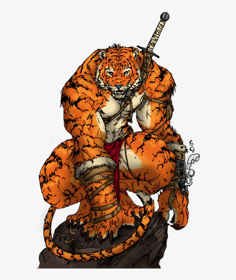 820x975 Vector Black And White Download Drawing Tiger Fantasy