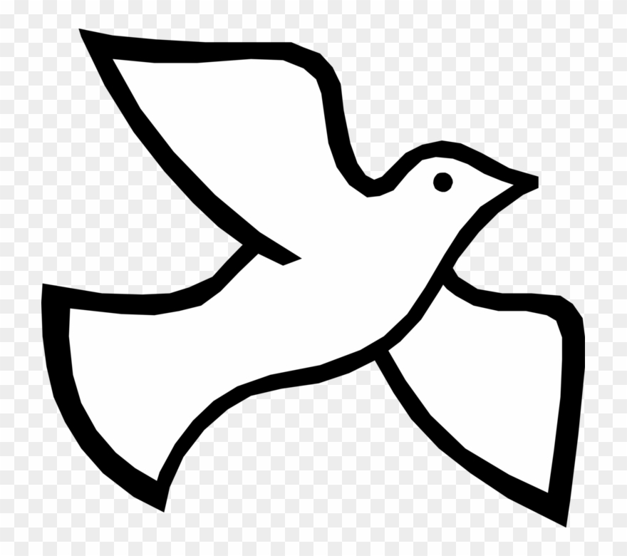 880x780 Spirit Vector Image Illustration Of Christian Bird