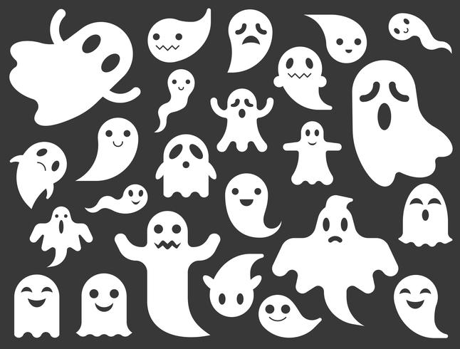 646x490 Ghost Or Spirit Vector For Halloween, Flat Design