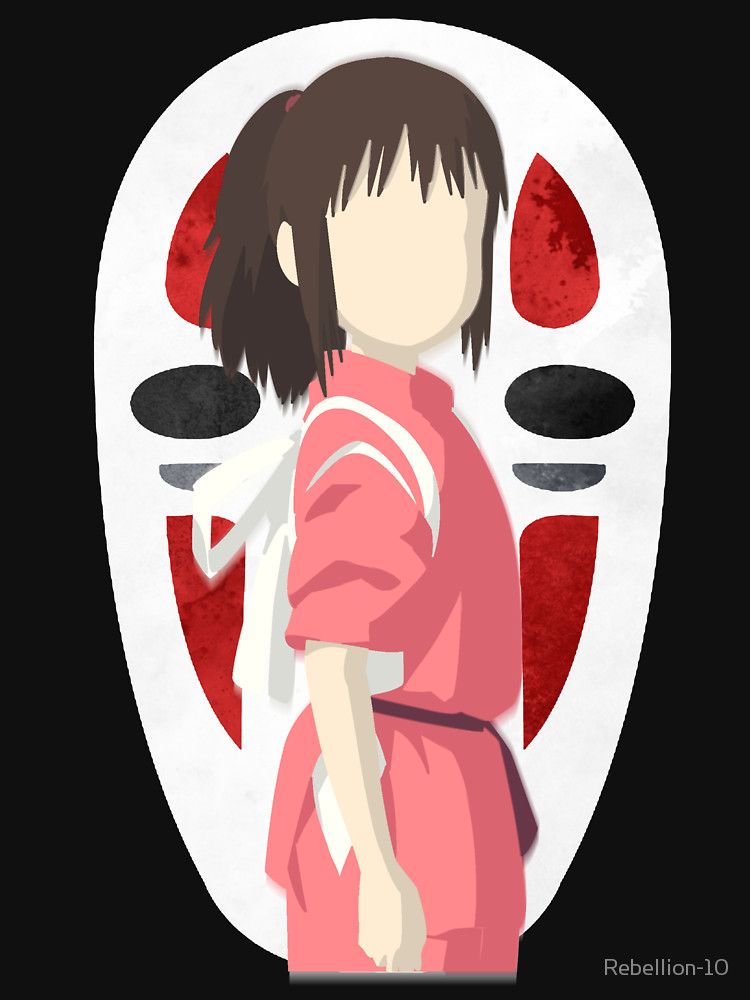 750x1000 A Vector Design Of Chihiro Ogino And No Face