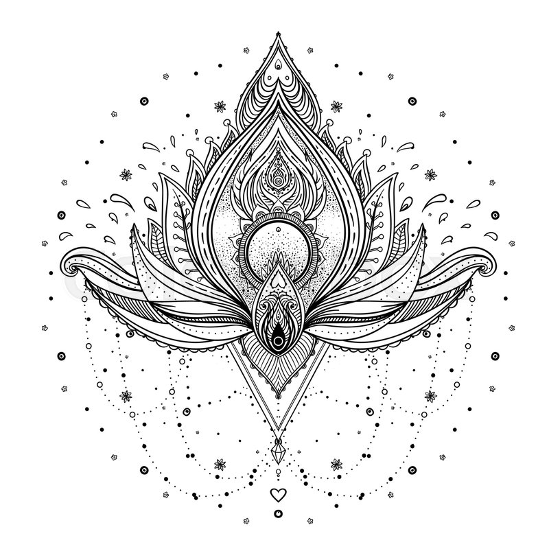 800x800 Mandala Beautiful Vintage Round Stock Vector Colourbox