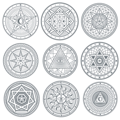 400x400 Page Spiritual On Curated Vector Illustrations, Stock Royalty