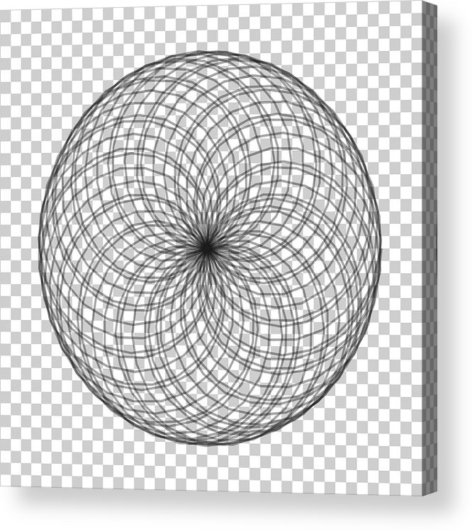 666x750 Spirograph Element Vector Illustration On Isolated Background