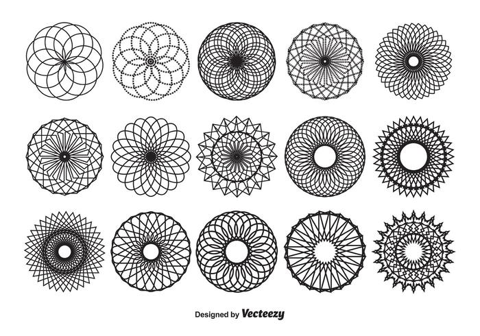 700x490 Spirograph Vector Shapes