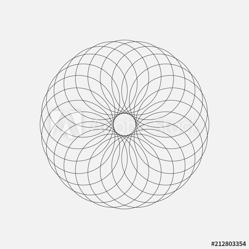 500x500 Vector Icons Set With Simple Geometric Shapes Transformations