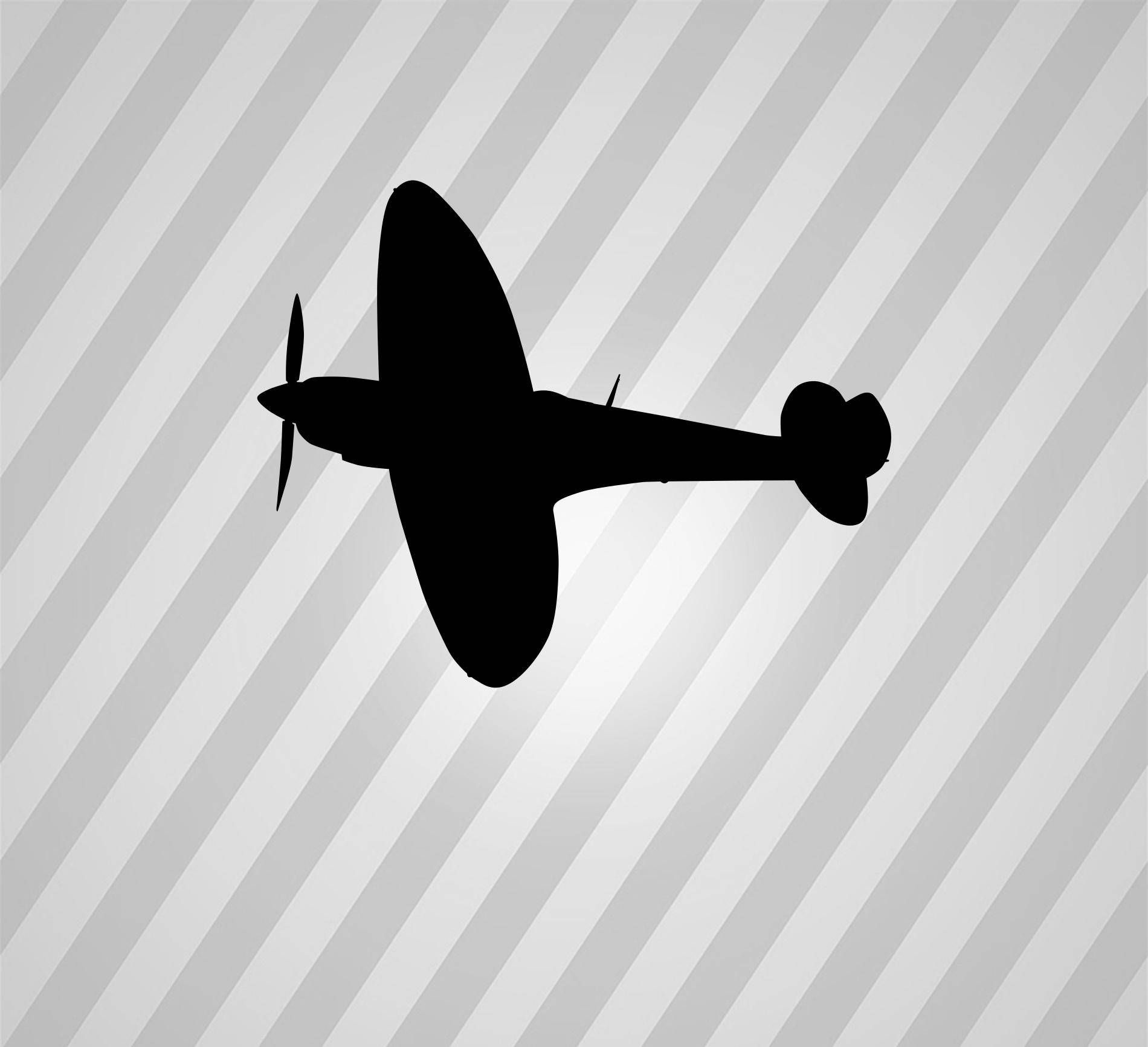 Download Spitfire Silhouette Vector at Vectorified.com | Collection of Spitfire Silhouette Vector free ...