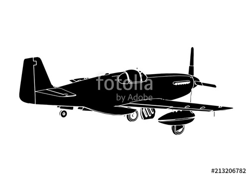500x354 Silhouette Of Airplane Vector Stock Image And Royalty Free Vector