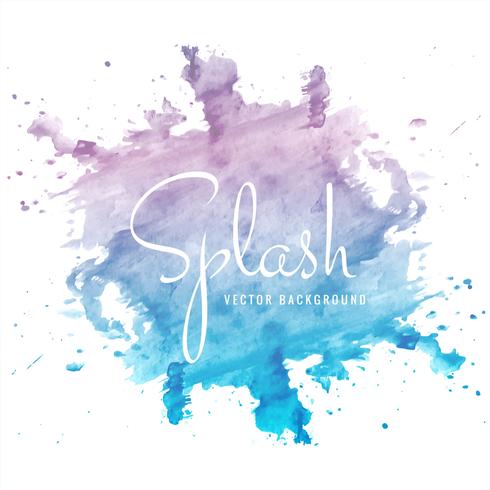 490x490 Modern Hand Drawn Watercolor Splash Background Vector