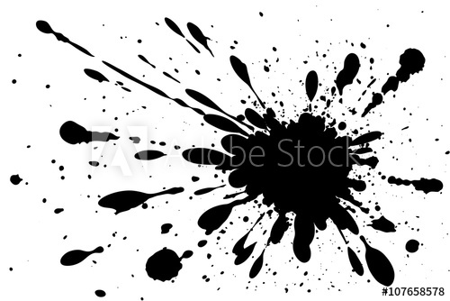 Splash Paint Vector Background With Blobs And Drops 500x334 Splash Paint Vector Background With Blobs And Drops