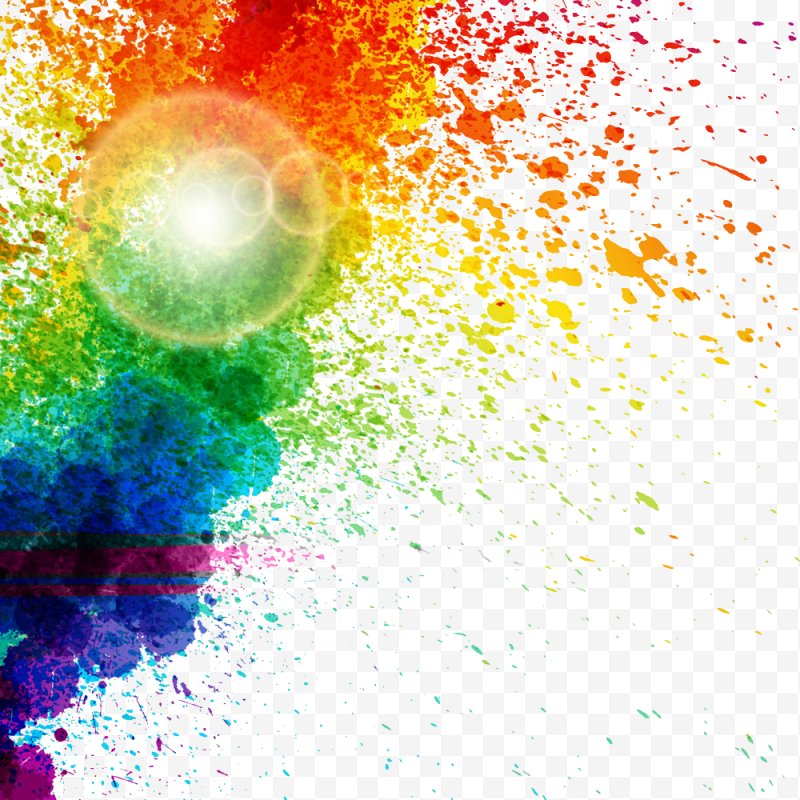 800x800 Vector Watercolor Splash Pattern, Png, Watercolor