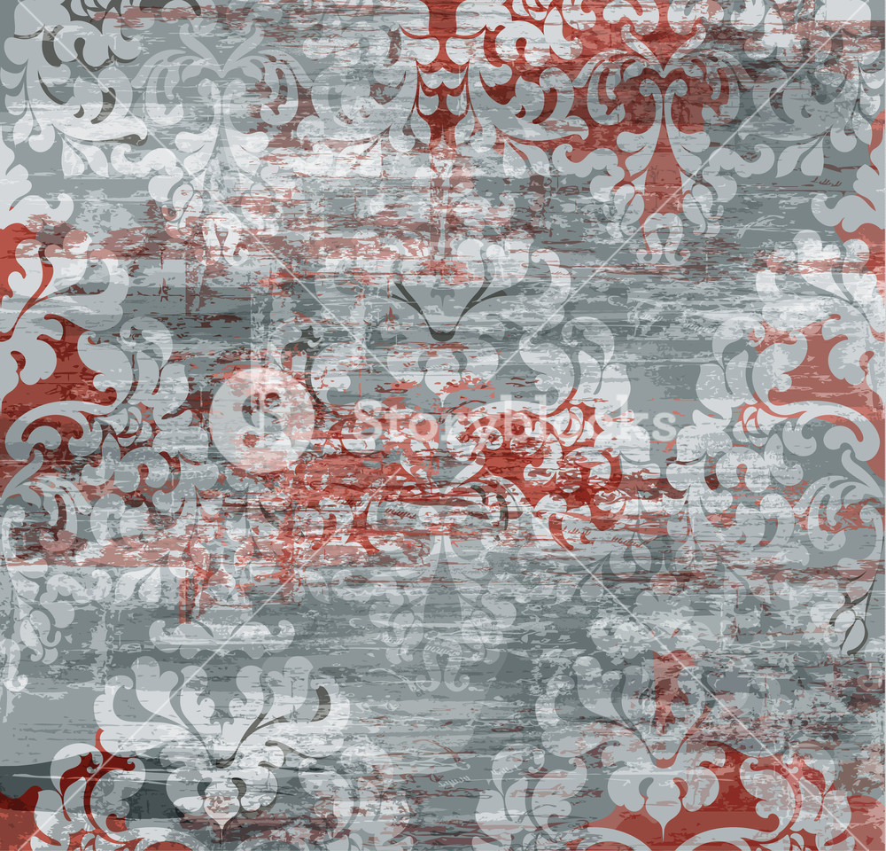 1000x960 Vintage Grunge Baroque Pattern Vector Beautiful Ornament Decor