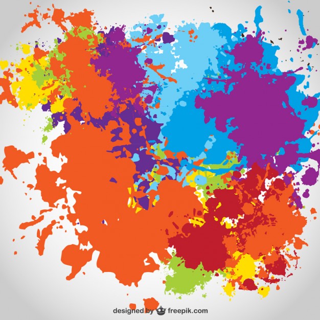 626x626 Colorful Abstract Splash Vector Free Vectors Ui Download