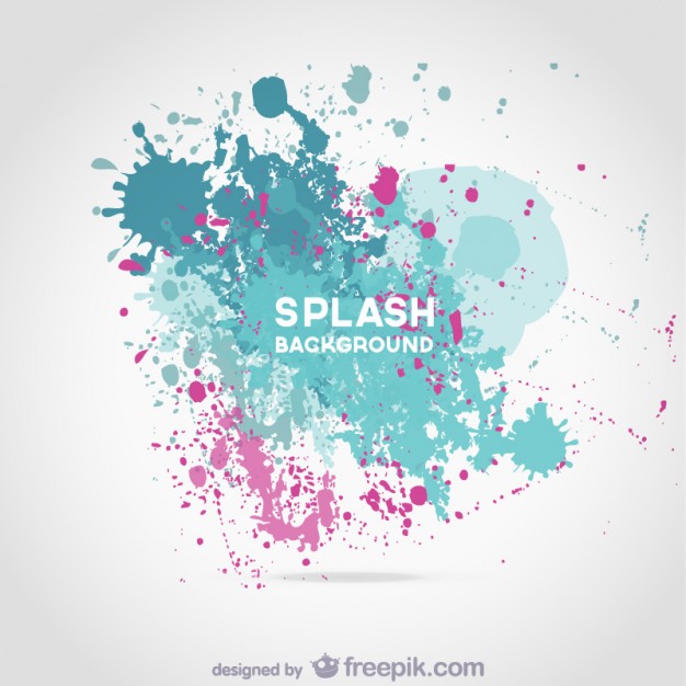 626x626 Colorful Paint Splash Vector Free Download