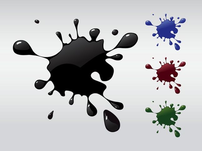 646x485 Shiny Splashes Vector Free